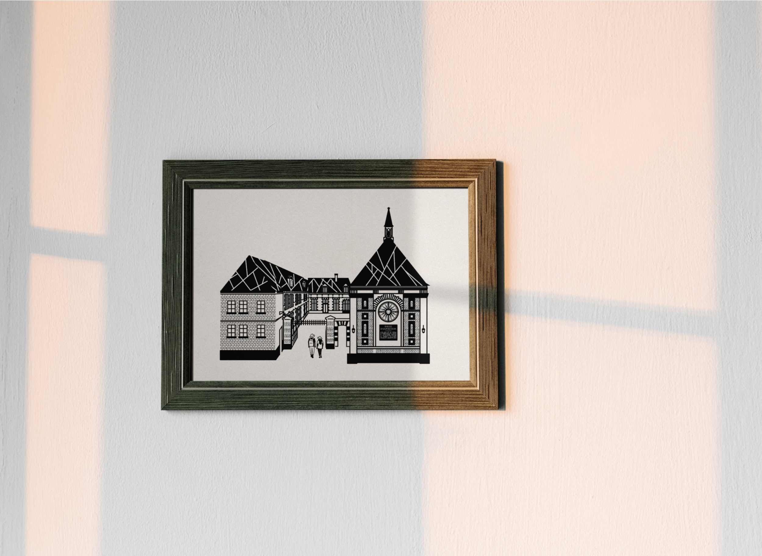 Office de tourisme Pays de Dreux - Illustration de l'Hotel Dieu - Bonnet Margot - cadre