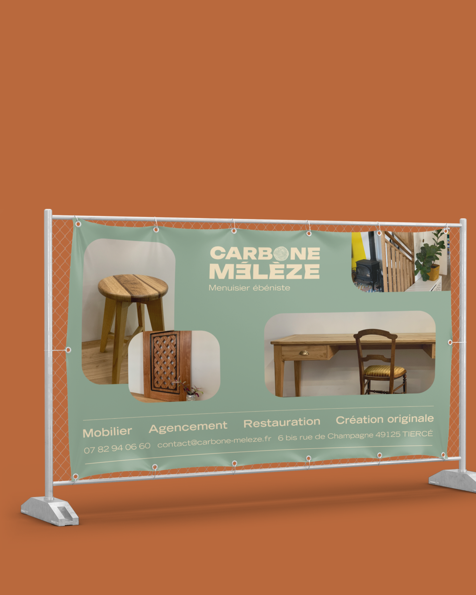 Carbone Meleze - logotype par Bonnet.M - Publicité