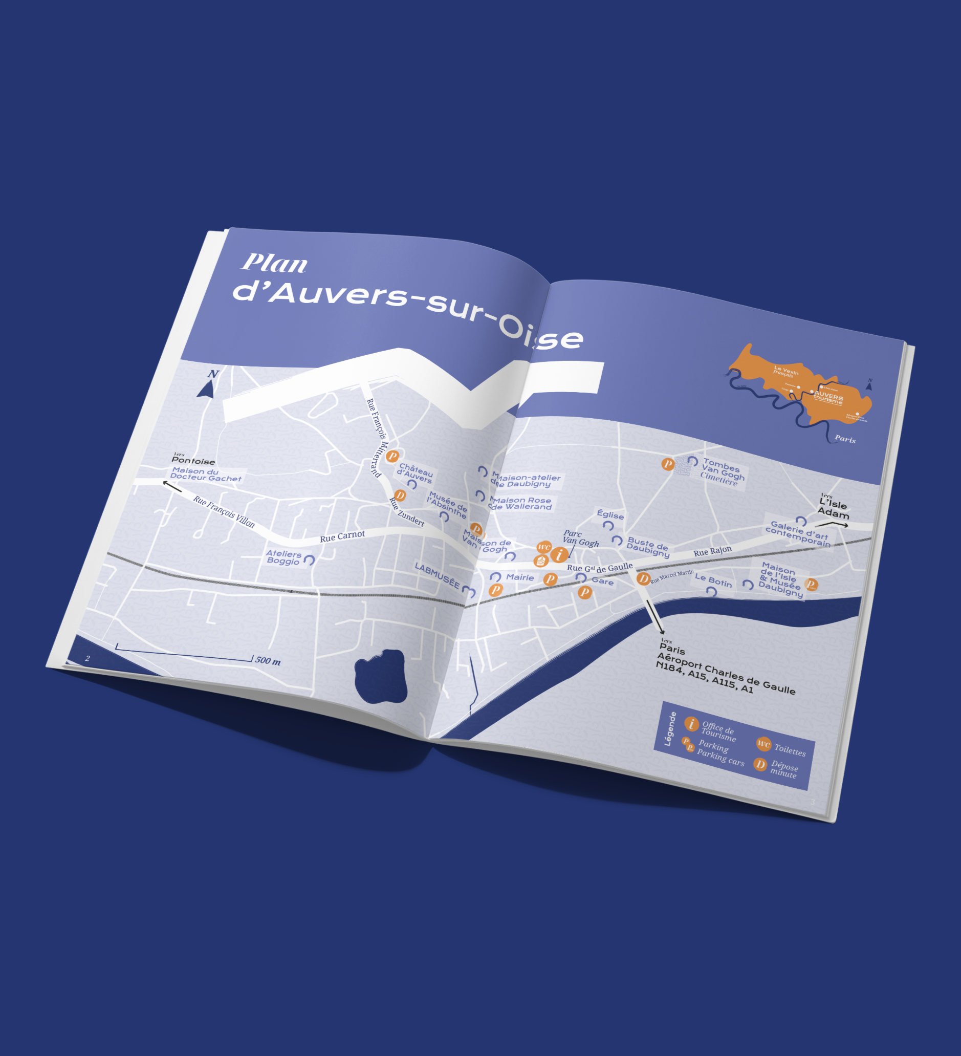 Brochure groupe 2026 - Auvers Tourisme x Bonnet.M - Carte touristique