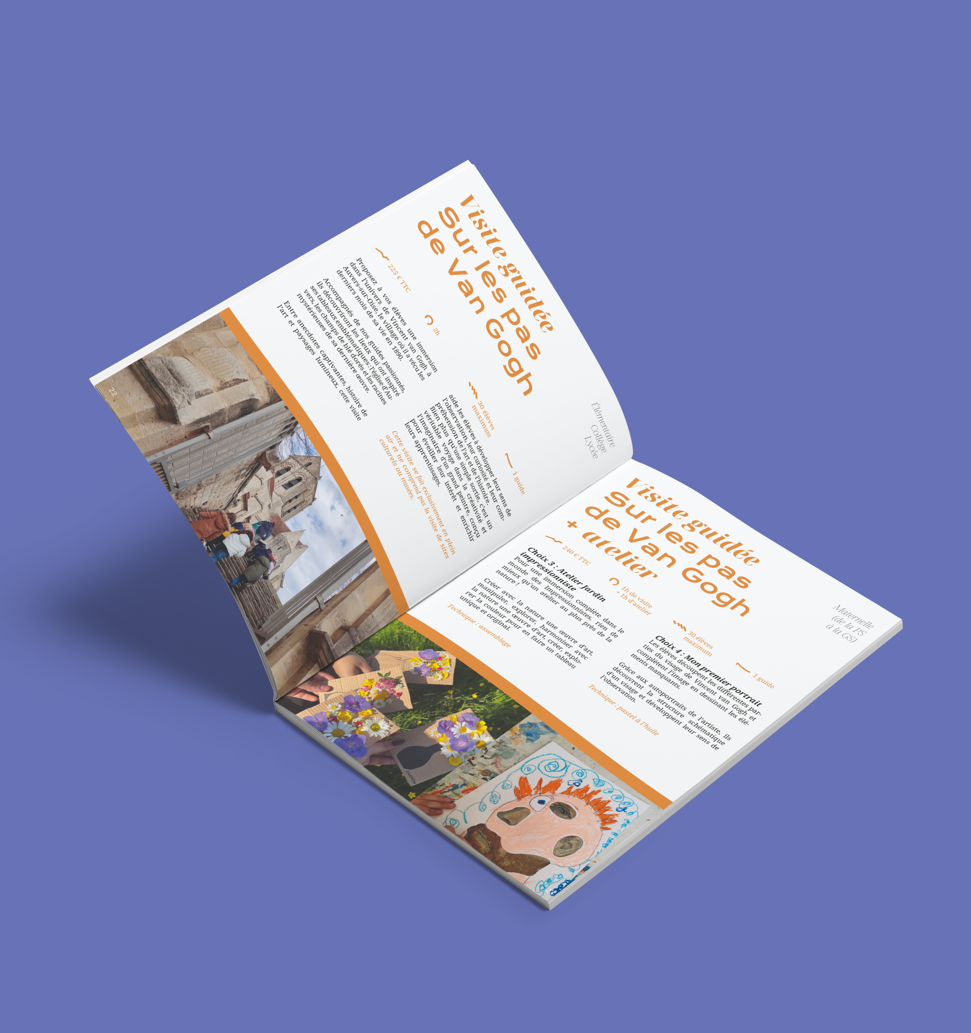 Brochure groupe 2026 - Auvers Tourisme x Bonnet.M - Visites scolaires