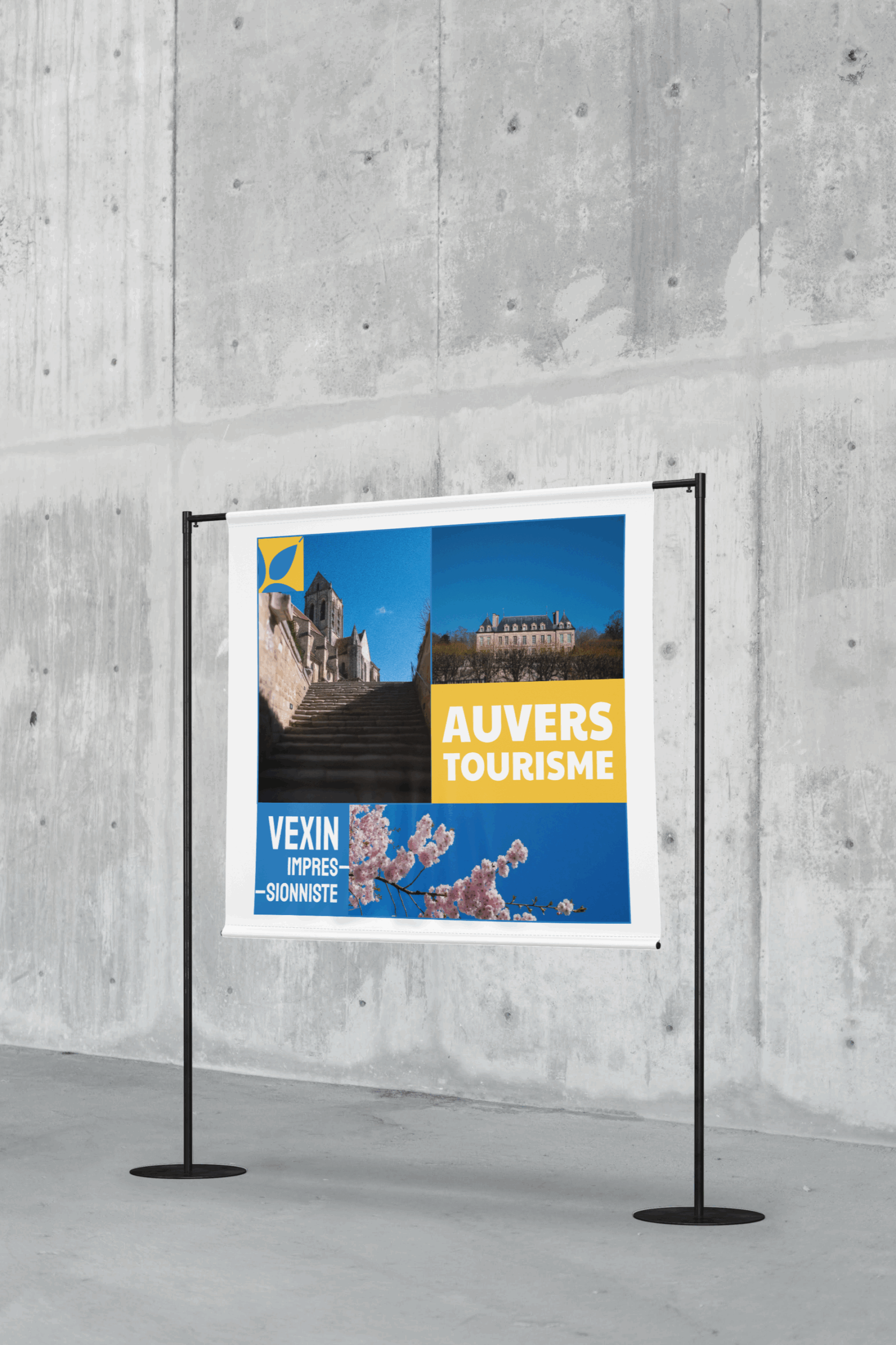 Auvers Tourisme - Logotype créer par Bonnet.M - Piste graphique 02