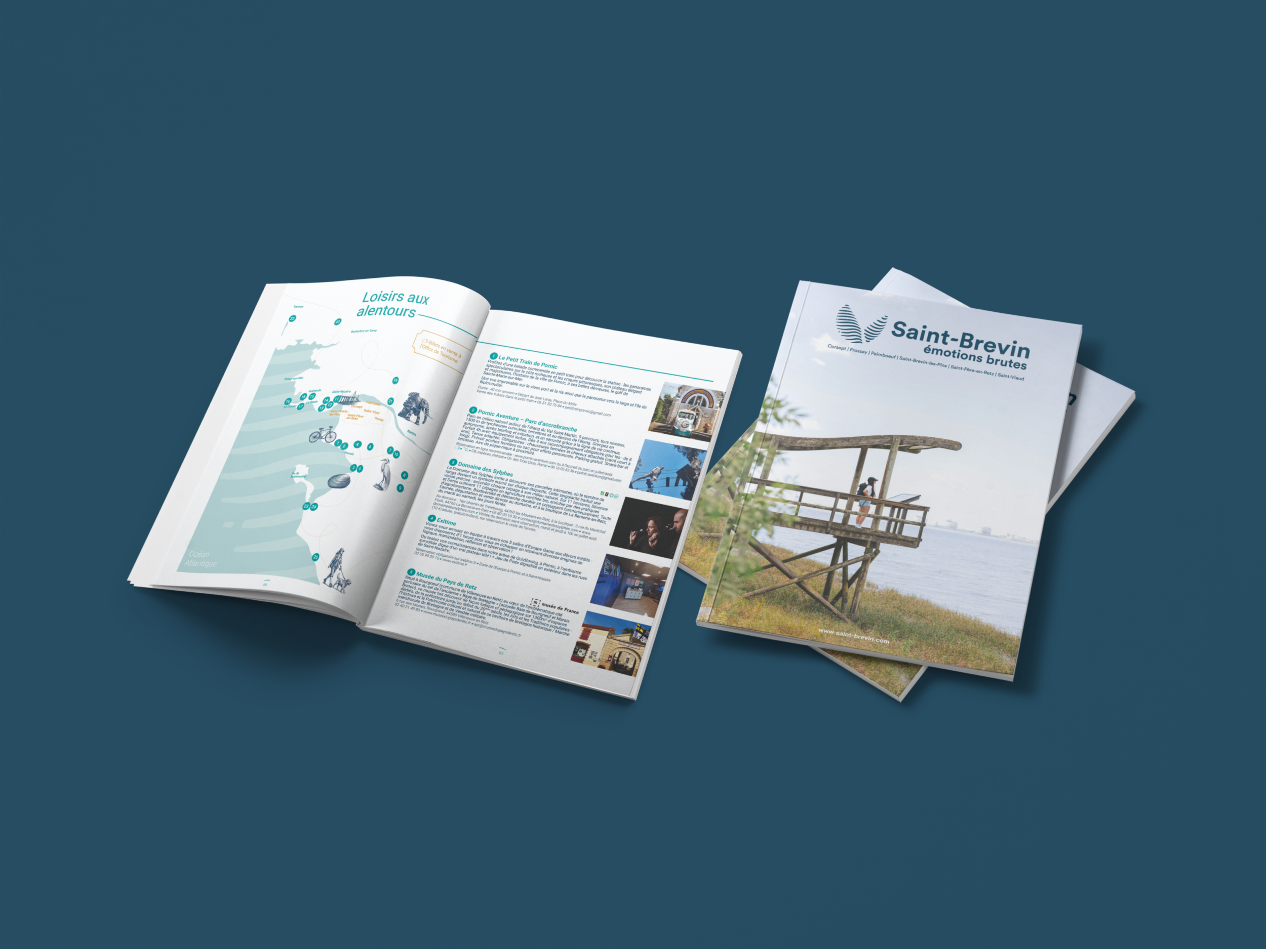 Office de Tourisme Saint Brevin x Bonnet.M - Couv et carte