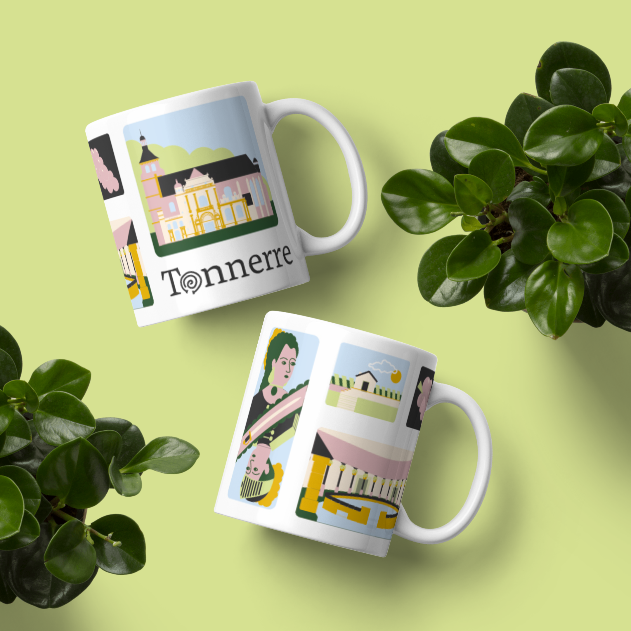 Bonnet.M - Office tourisme Chablis Cure Yonne et Tonnerrois - Mugs Tonnerre