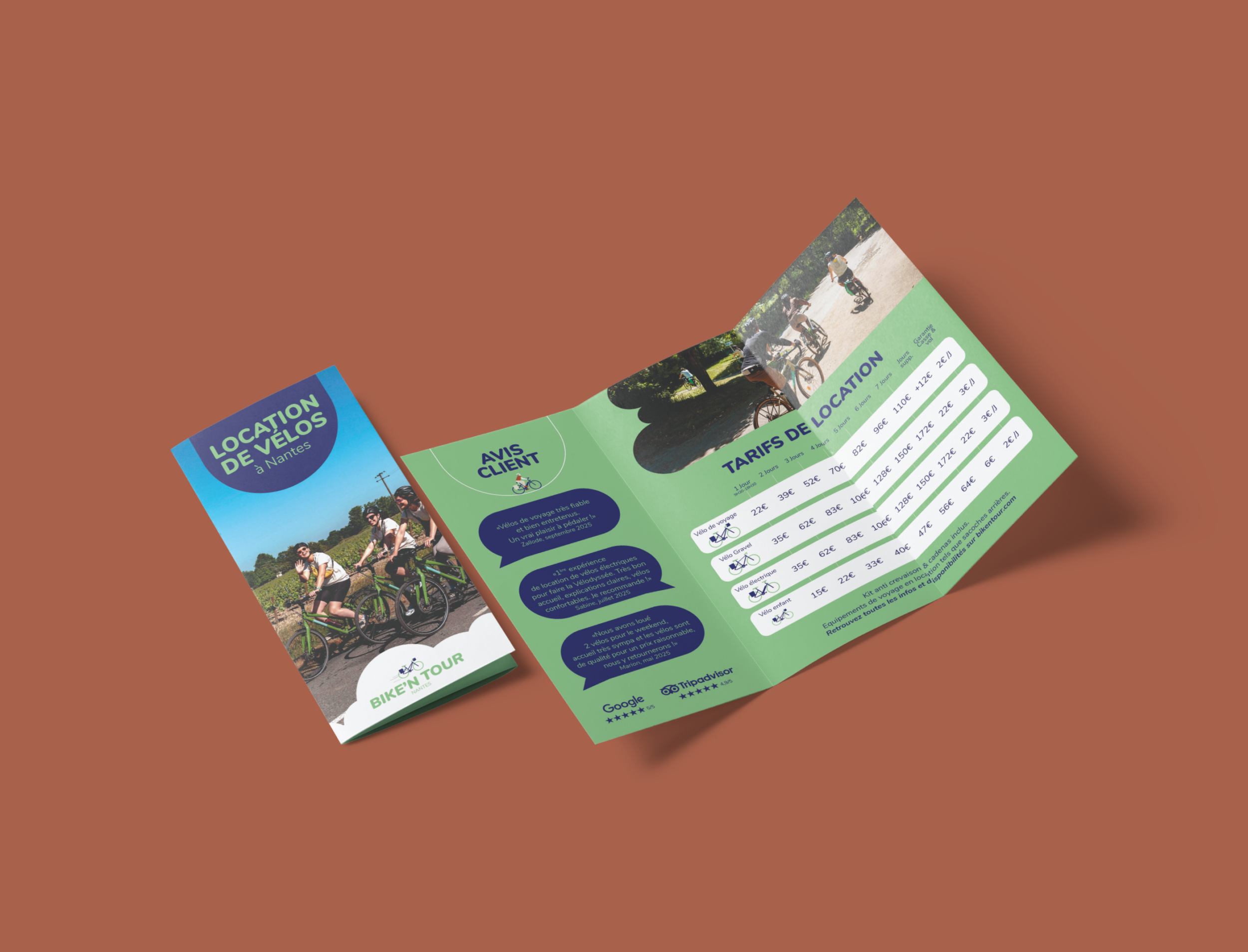 Bonnet.M - Bike N Tour - Flyer ouvert