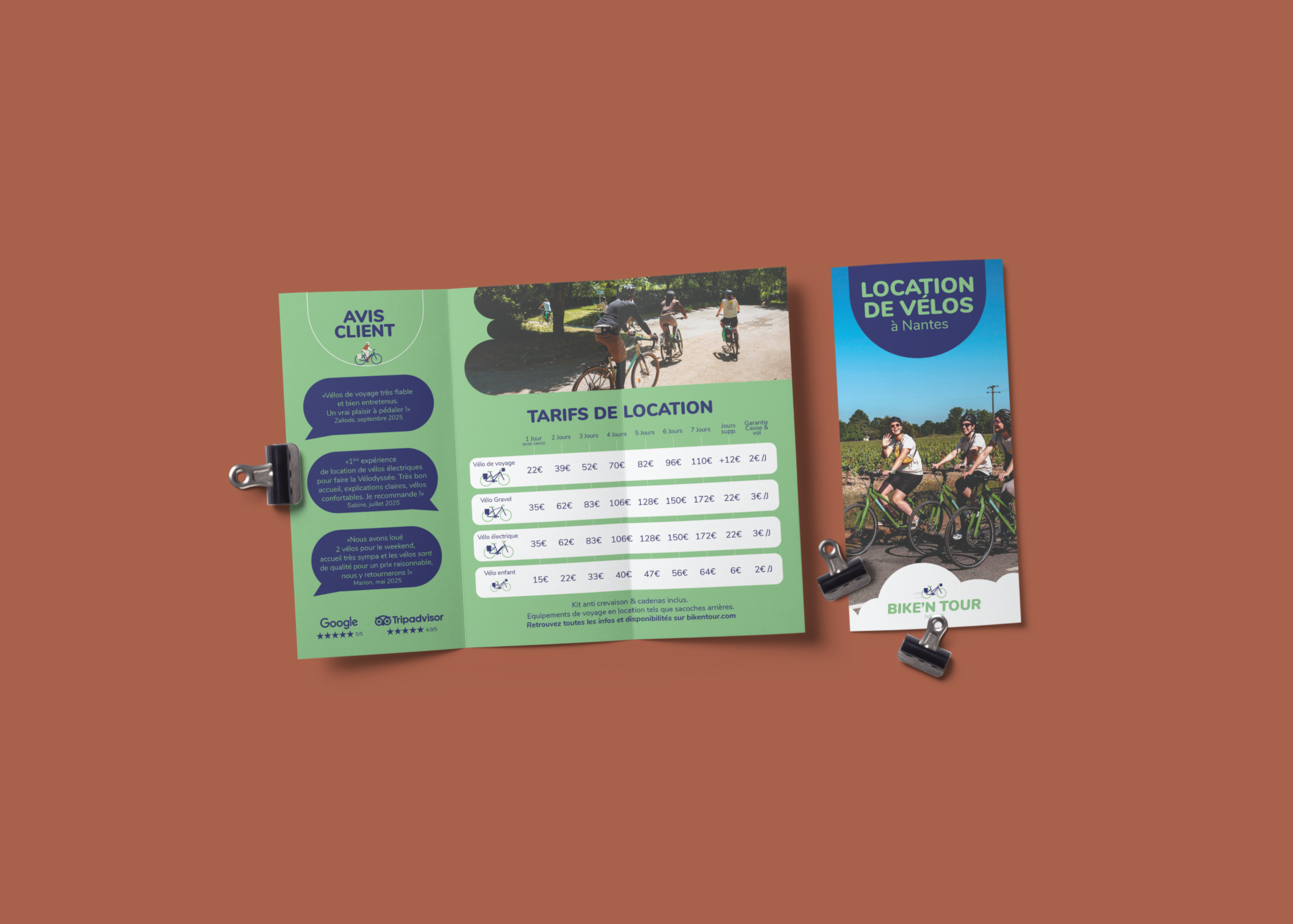 Bonnet.M - Bike N Tour - flyer et couverture