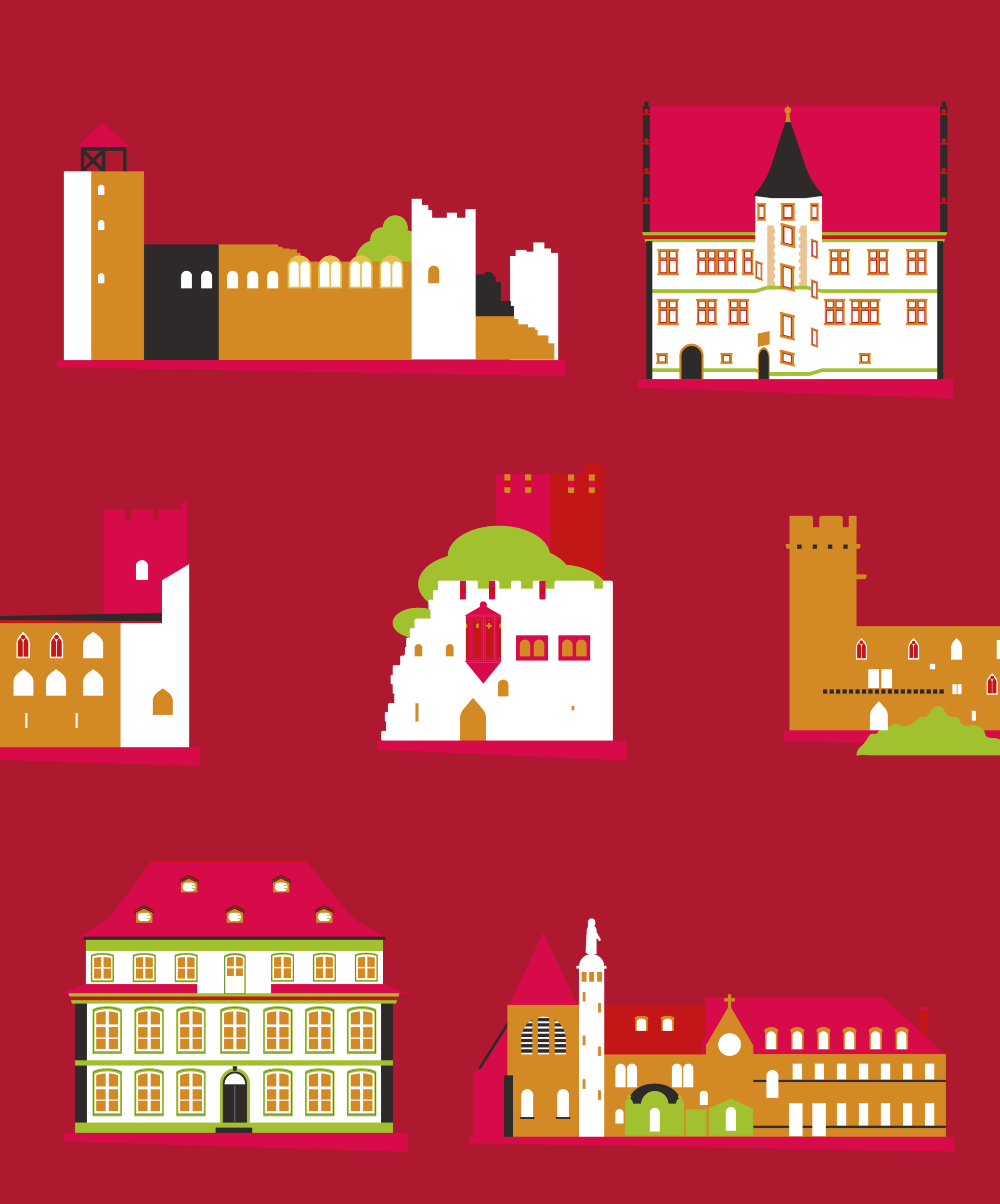 Bonnet.M x Pays de Barr - Cartographie illustrée - Illustrations