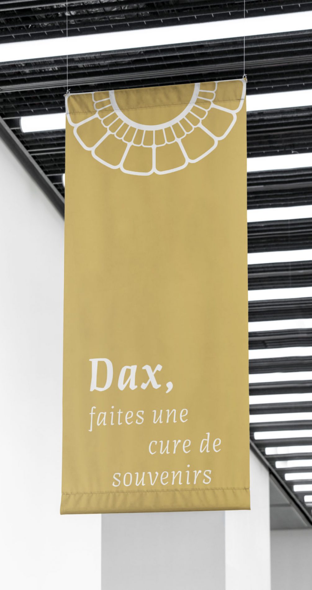 Bannière avec logo de la boutique de l'office de tourisme de Dax