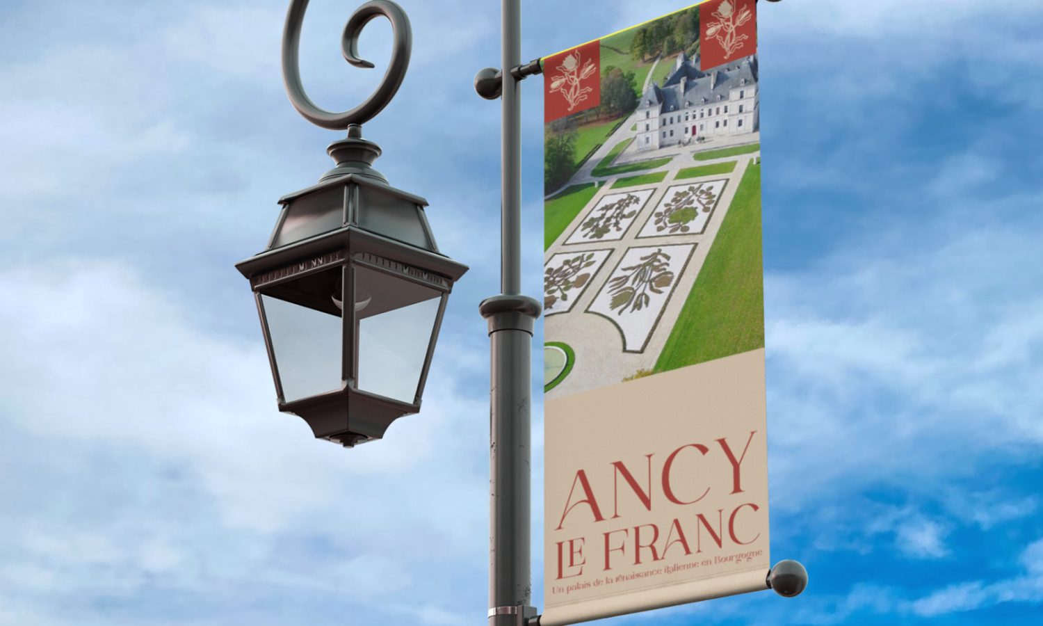 Création de l'identité visuelle du château d'Ancy le Franc