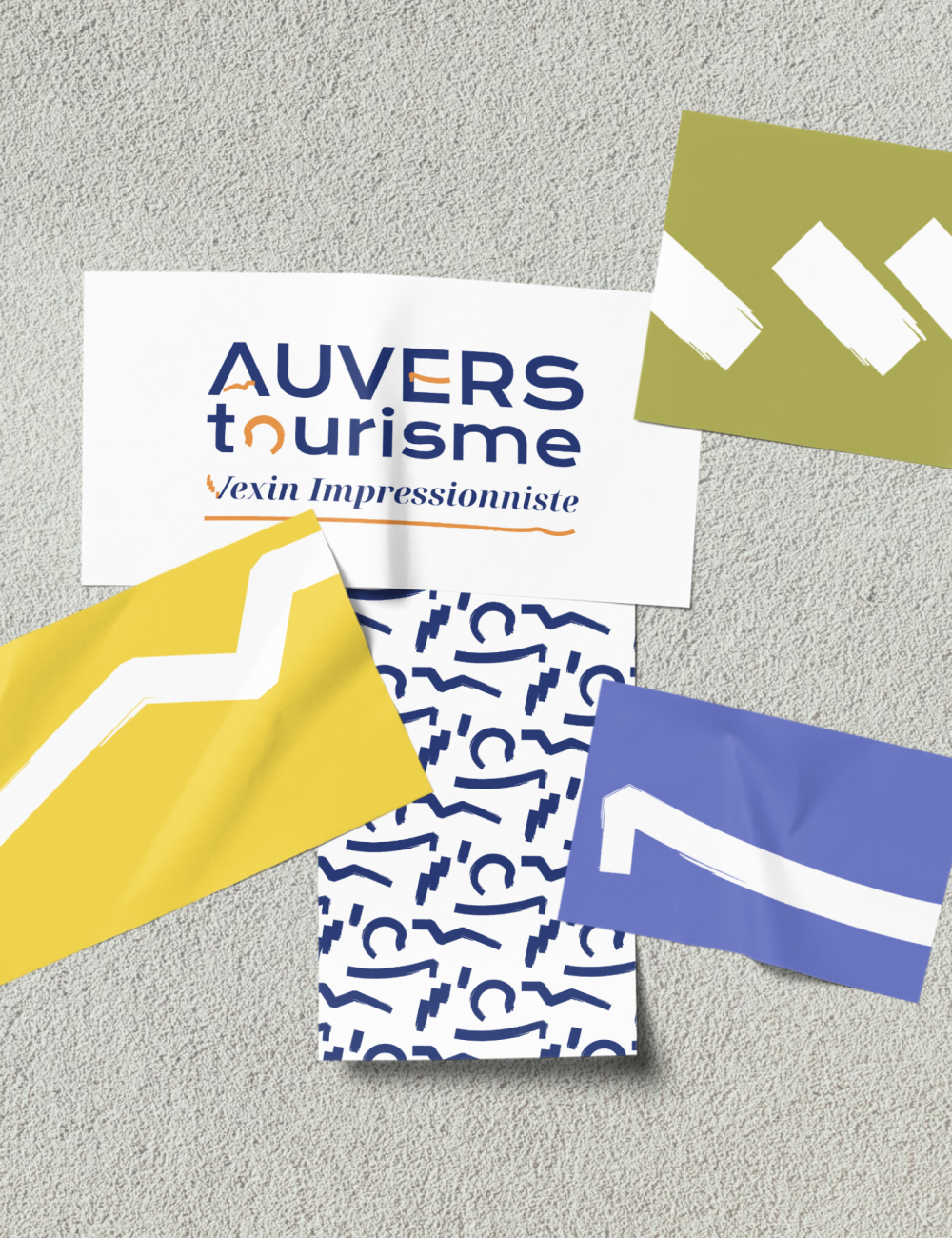 Auvers Tourisme - Logotype créer par Bonnet.M - Logotype et charte graphique
