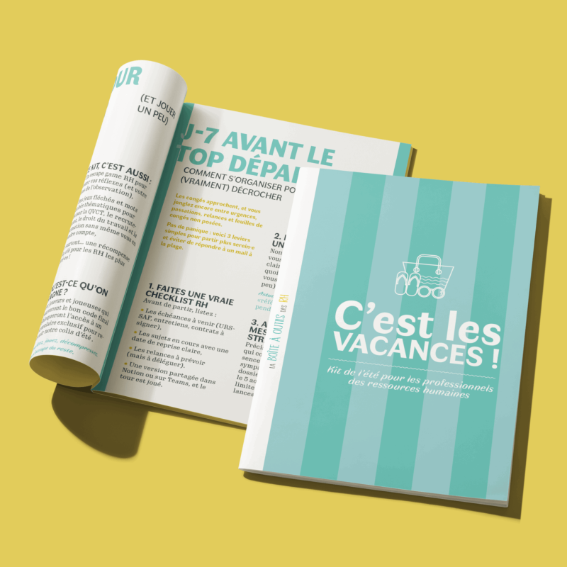 Livret - C'est les vacances - La boîte à outils des RH