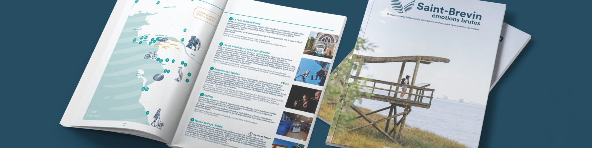 Office de Tourisme Saint Brevin x Bonnet.M - Couv et carte