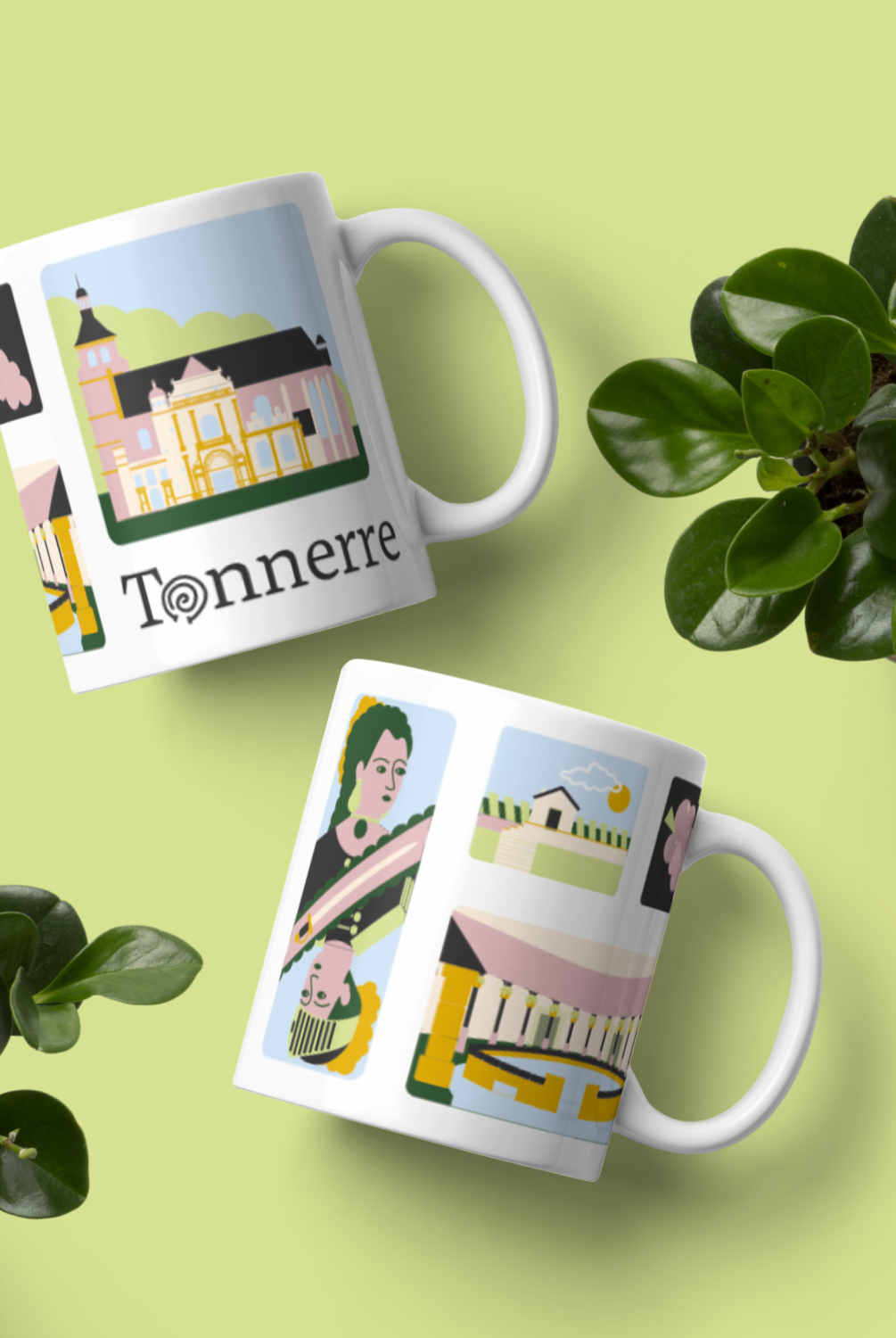 Bonnet.M - Office tourisme Chablis Cure Yonne et Tonnerrois - Mugs Tonnerre