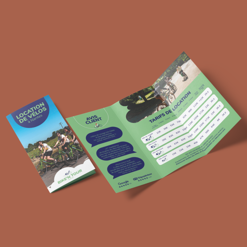 Bonnet.M - Bike N Tour - Flyer ouvert